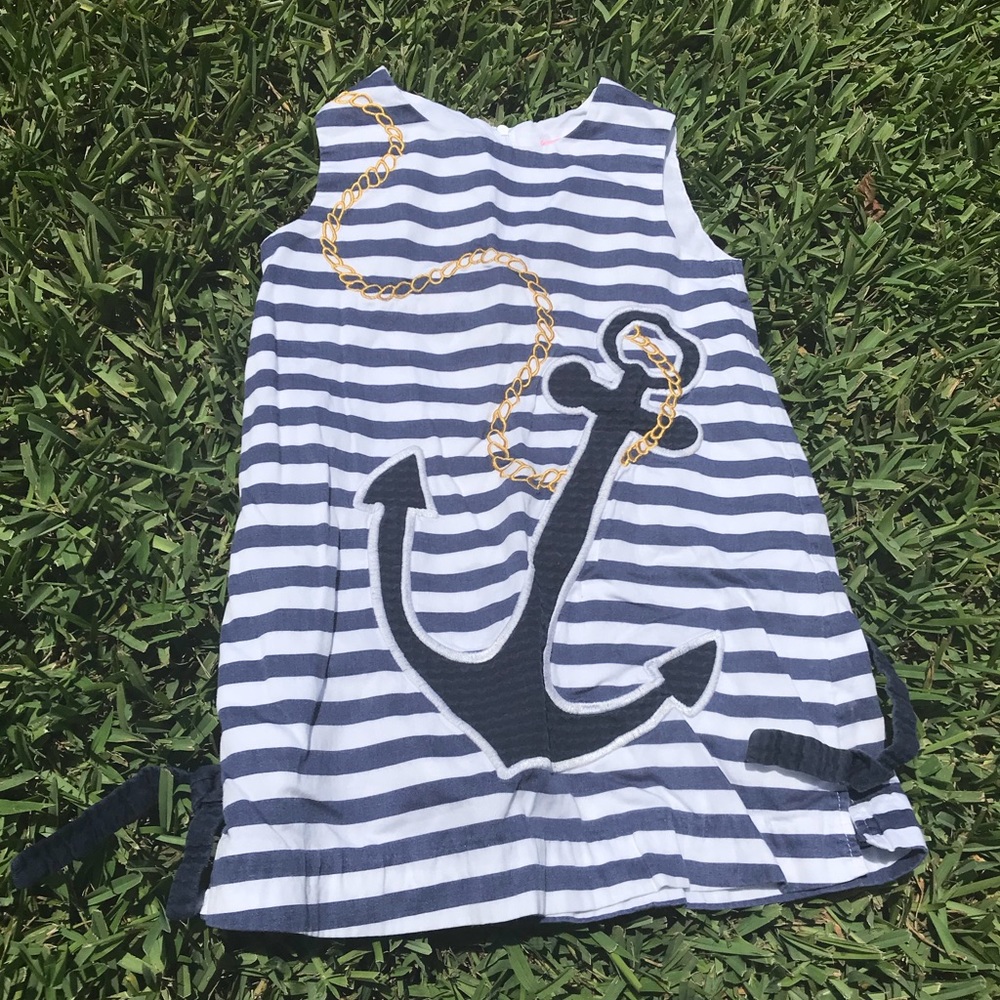 Lilly Pulitzer Size 4 Shift Dress ⚓️ Blue & White